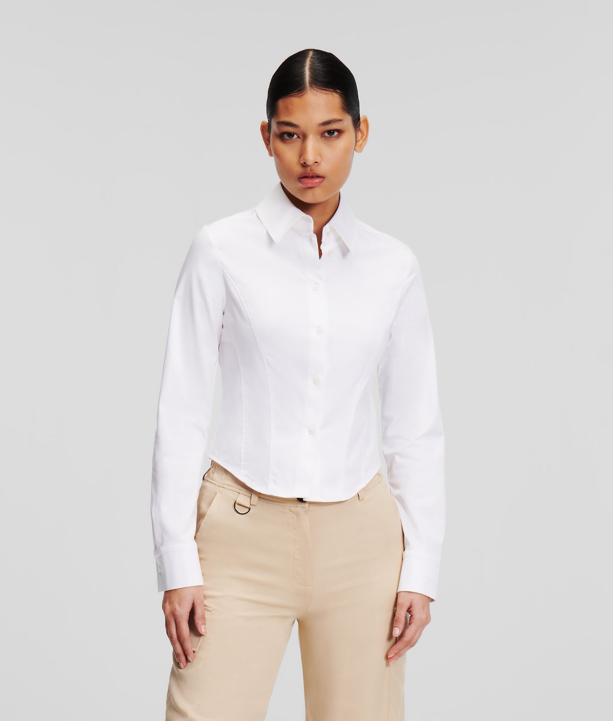 (image for) Stylish Fitted Poplin Shirt